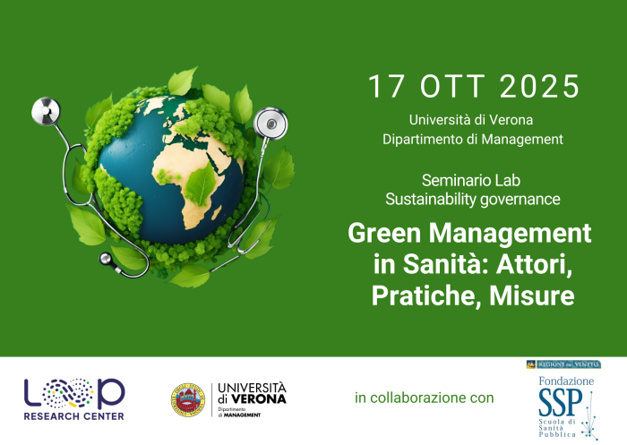 Research Talk on healthcare management - Sustainability Governance Lab